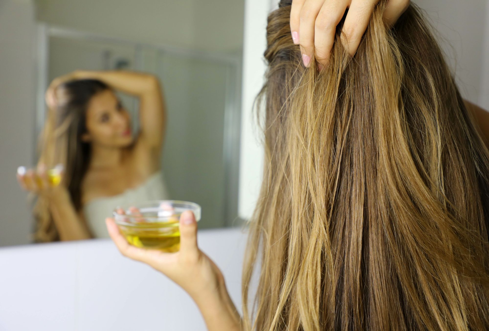 Как промыть волосы оливковым маслом
